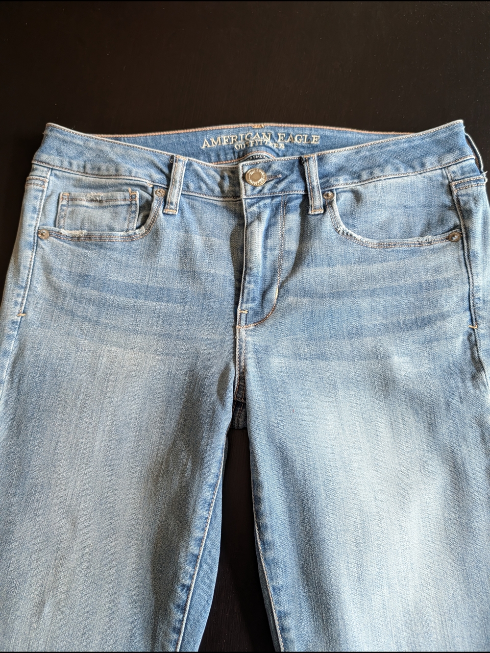 American Eagle Outfitters Light Blue Women's Jeans SZ 10 Short